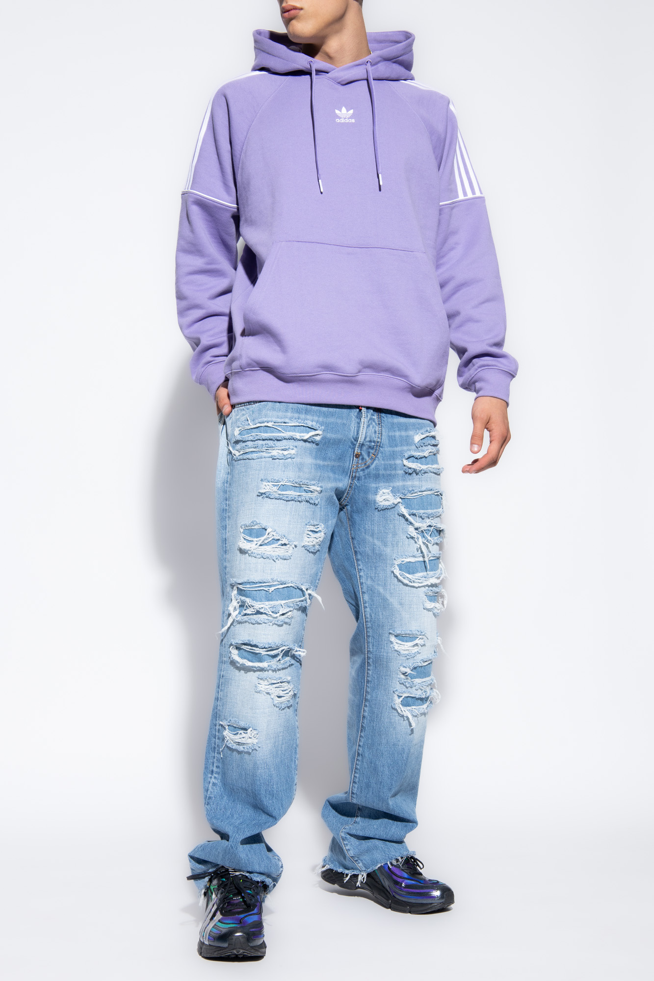 Adidas spezial hotsell purple sweatshirt